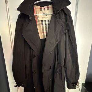 Burberry Dark Trench Coat for Men